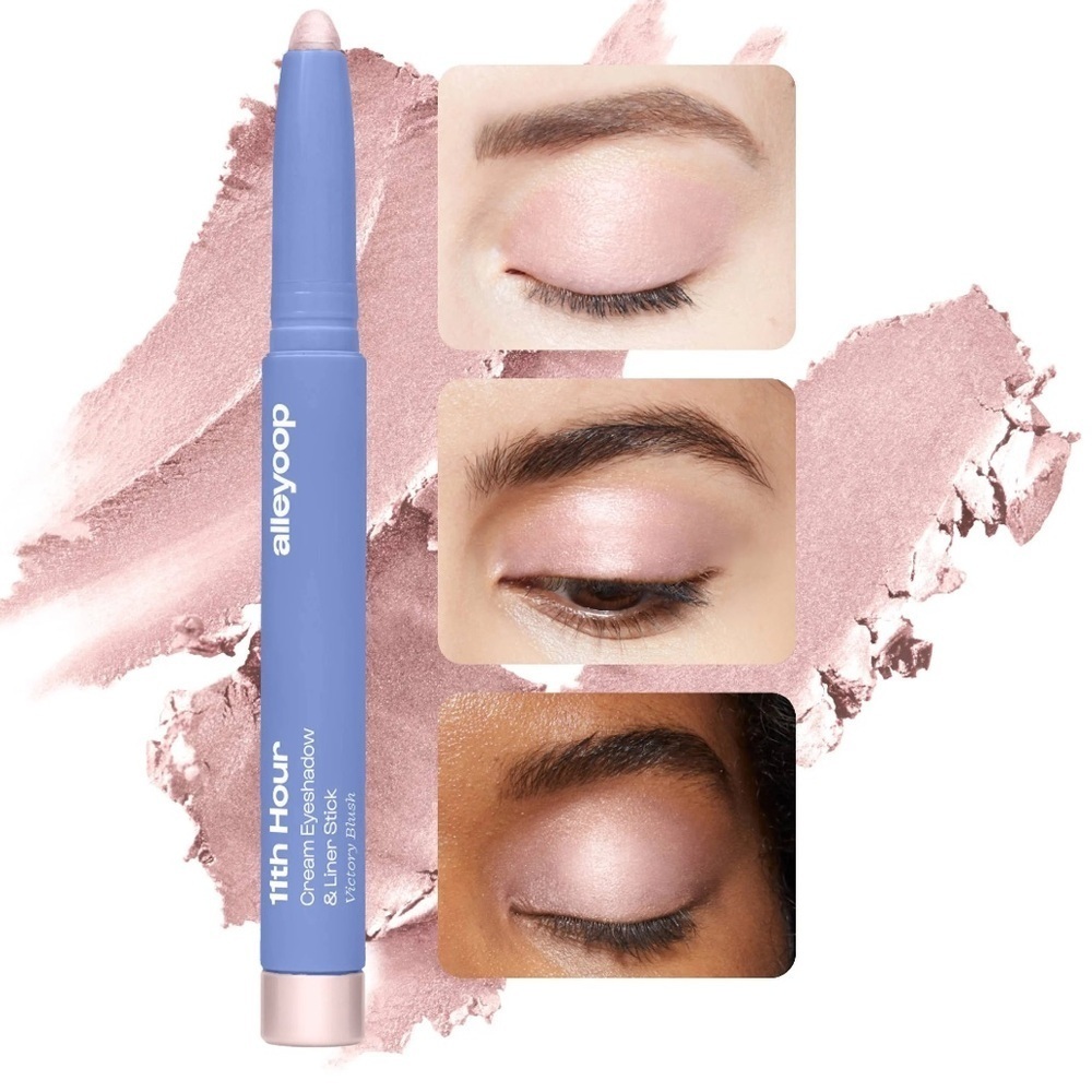 Alleyoop Makeup - 11th Hour Cream Eyeshadow & Liner Stick in Victory Blush